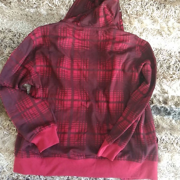Marc Echo Red Zippered Hoodie Jacket - Picture 5 of 6